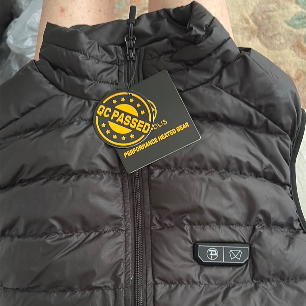Women's Black Heated Vest
